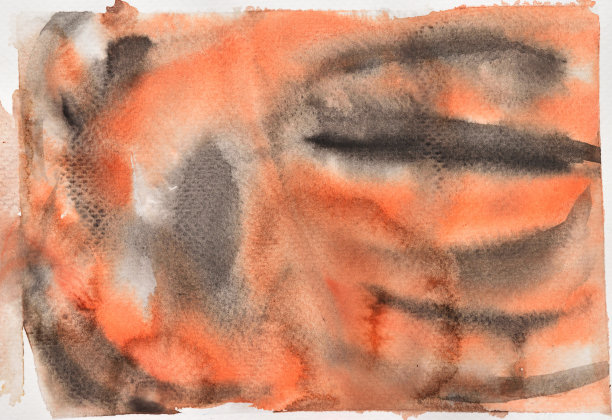 黑色污渍在棕色背景上流动图片下载