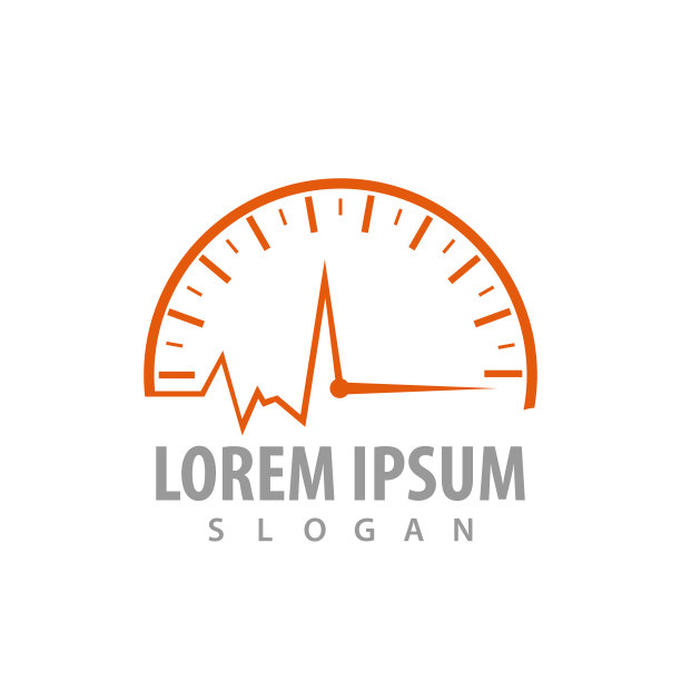 车速自动、速度表图、转速表图概念设计。符号图形模板元素向量图片下载