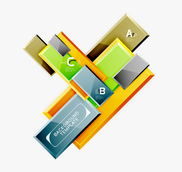 最小的方形横幅抽象背景图片下载