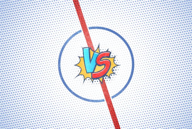 曲棍球锦标赛对战斗卡通背景矢量插图。划痕纹理的冰场溜冰鞋模板。图片下载