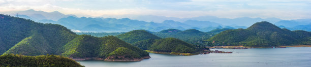 景观Srinakarin大坝。图片下载