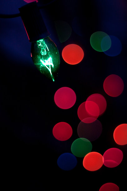 的圣诞灯图片下载