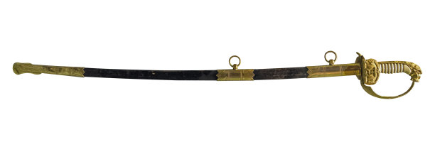 骑兵军刀孤立在白色背景上。vitaja军刀图片下载