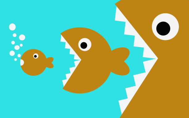 大鱼吃小鱼图片下载