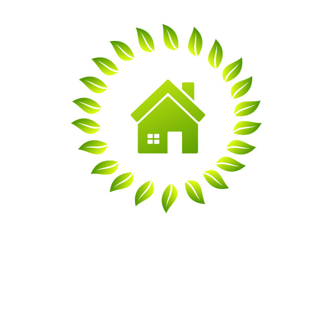 绿色的大地，绿色的树叶纸艺术。生态学的概念。白色背景素材图片