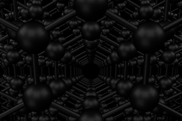 石墨烯结构-碳原子排列。图片下载