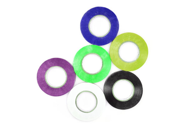 一套彩色电气保护胶带。图片下载