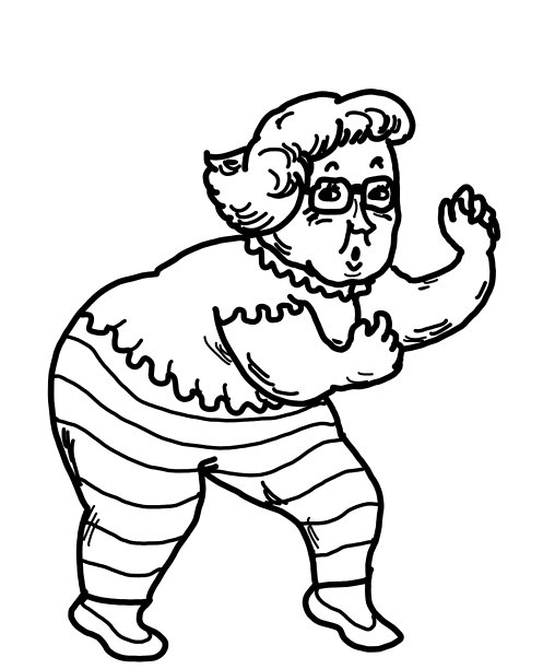 活跃的老年人舞蹈图片下载