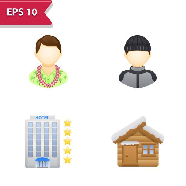 专业的，像素对齐图标在现实的颜色。图片下载