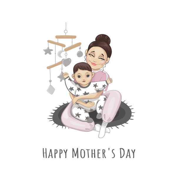 祝您母亲节快乐。图片下载