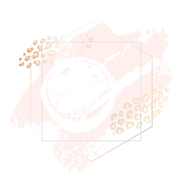 金心粉色空白艺术框架。卡片设计笔画线条点金premium宣传册宣传单邀请模板。图片下载