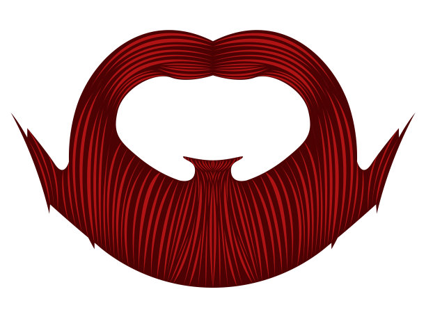 孤立细致的胡须图片下载