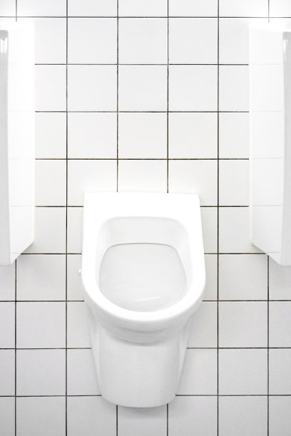 浴室里的白色马桶图片下载