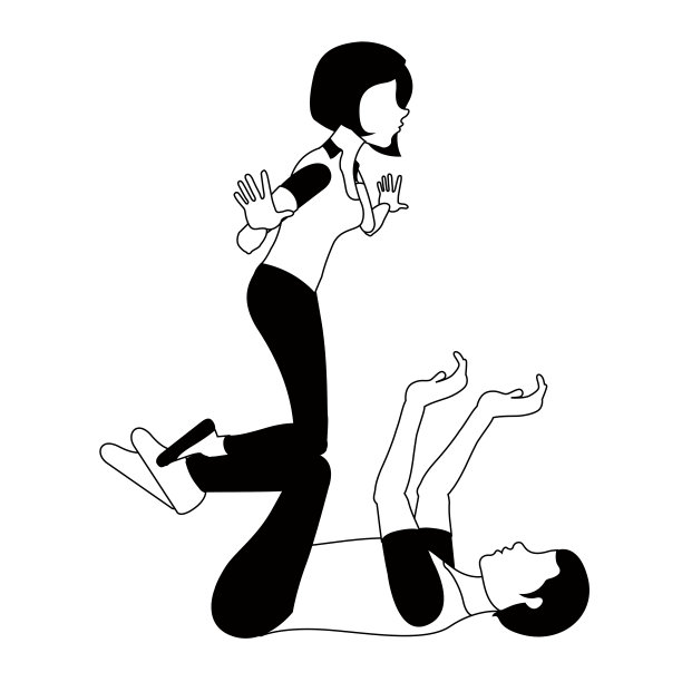 孤立的幸福的夫妻。情人节图片下载