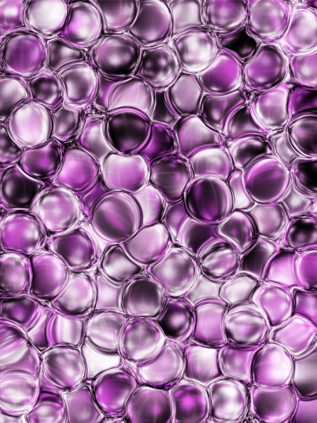 抽象的粉色和黑色气泡背景图片下载