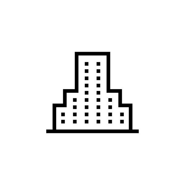 建筑图标。建筑图标元素。细线图标用于网站设计和开发，应用程序开发。溢价图标图片下载
