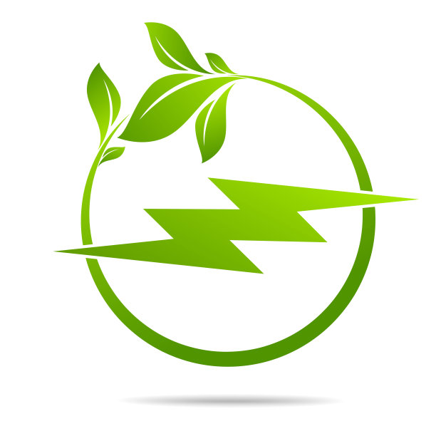 能源绿色电力设计图标图片下载