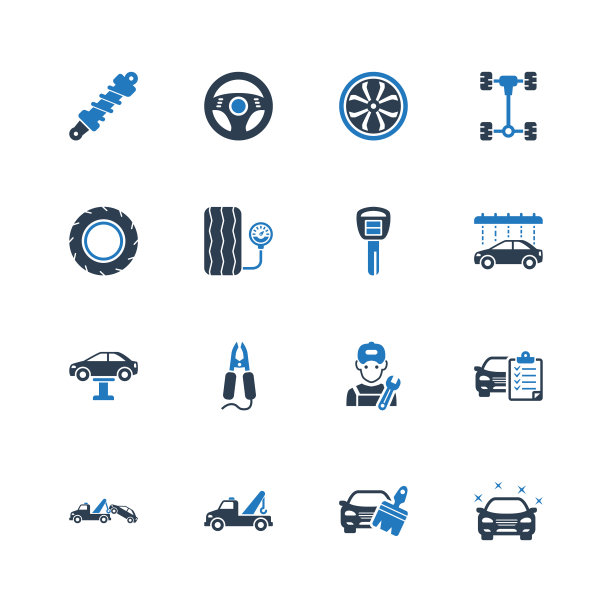 汽车服务图标图片下载