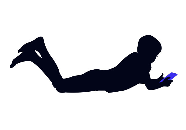 一个儿童身体轮廓向量图片下载