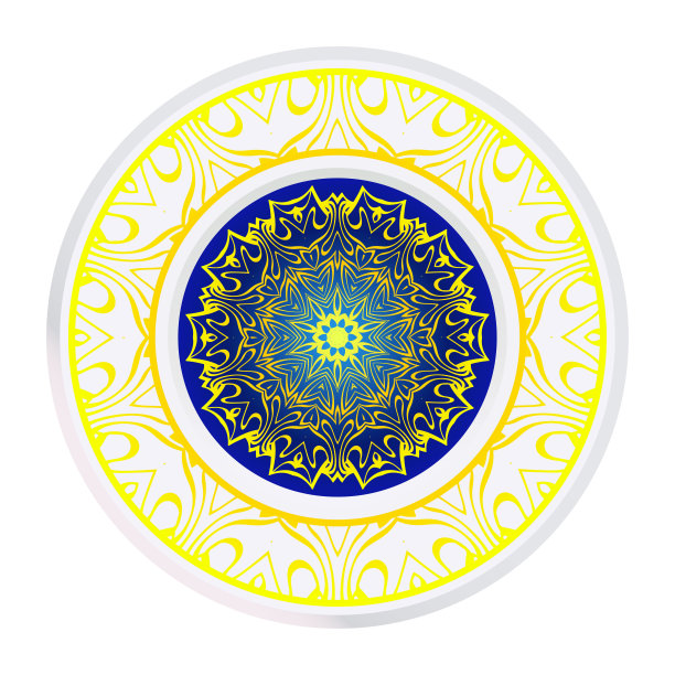 曼荼罗装饰设计。矢量插图。圆形几何花卉图案。东方模式。印度，摩洛哥，神秘主义，奥斯曼帝国的主题。抗应激治疗模式。图片下载