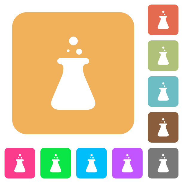 实验室圆形方形平面图标图片下载