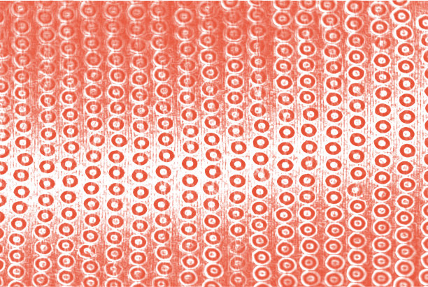 红色亮片在闪亮的背景，抽象的背景明亮的旗帜，现代珊瑚色。图片下载