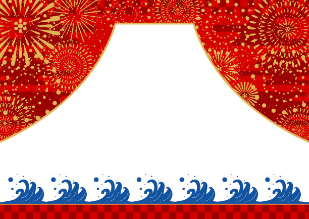 波浪背景矢量图图片下载