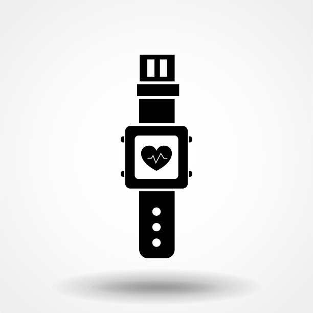 黑色健身手环孤立矢量图标。从健身房和健身概念矢量图标的简单元素插图。健身手镯。可用于图片下载