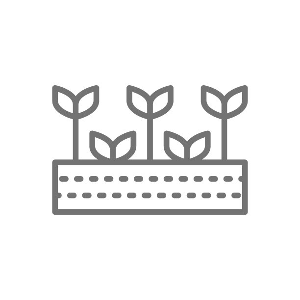 田间有植物、农田、园林、农业景观线图标。图片下载