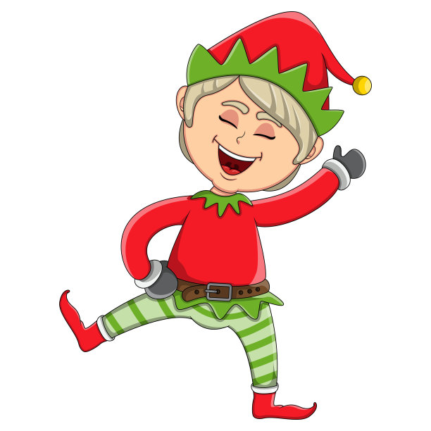 圣诞精灵卡通图片下载