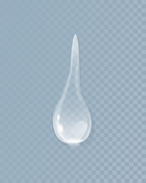 水滴隔离透明图片下载