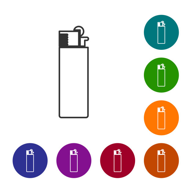 灰色浅线图标孤立在白色背景。矢量图图片下载