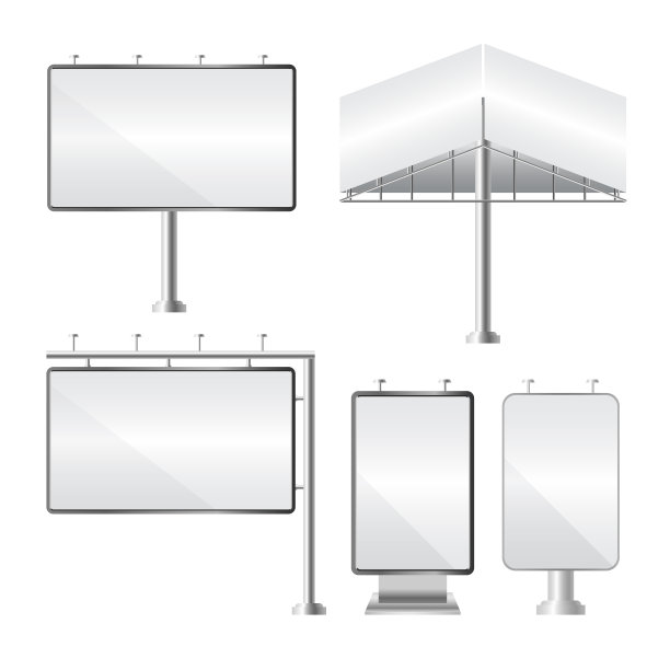 现实的一套不同视角的广告构建。图片下载