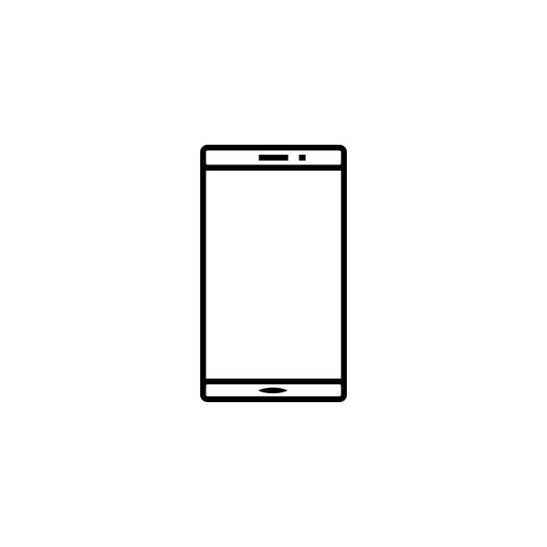 智能手机图标矢量插图图片下载