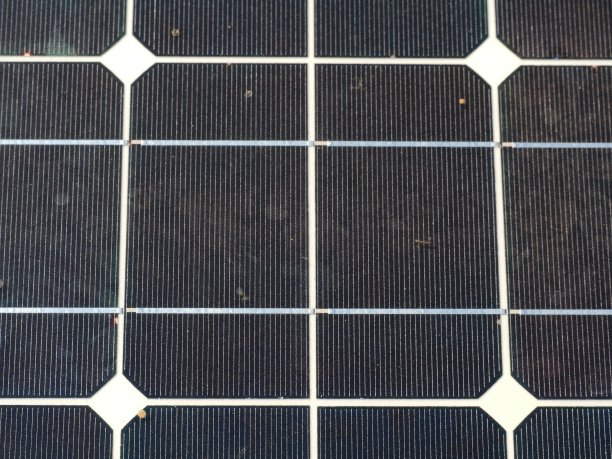 太阳能电池板的特写图片下载