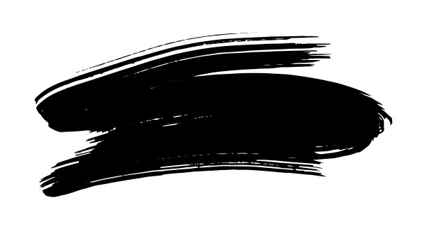 黑色油漆纹理，水墨笔触。图片下载