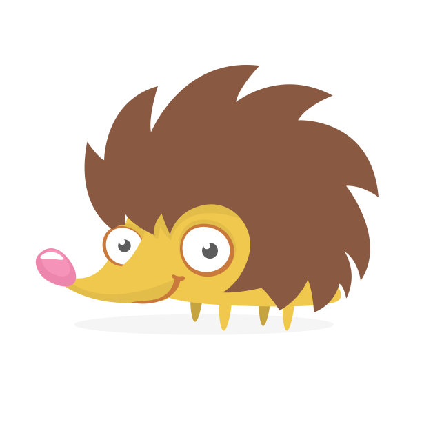 有趣的卡通刺猬图片下载