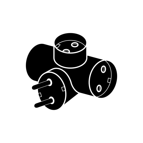 三通插头电气图标图片下载