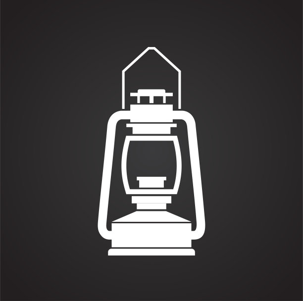 灯笼图标的背景为图形和网页设计。简单的矢量信号。网站按钮或手机应用的互联网概念符号。图片下载