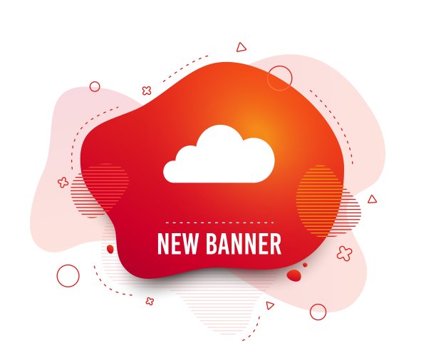 云标志图标。数据存储符号。向量图片下载