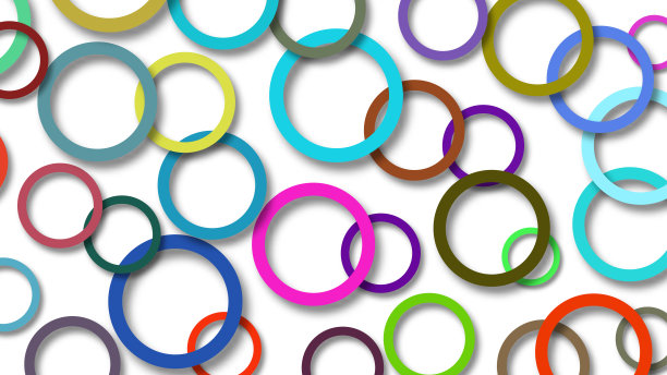 带有阴影的环形抽象背景图片下载