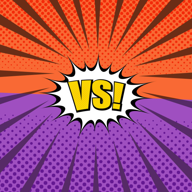 漫画决斗和战斗的概念图片下载