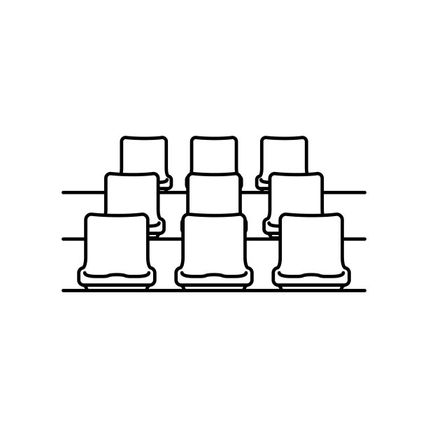 体育场座椅图标图片下载