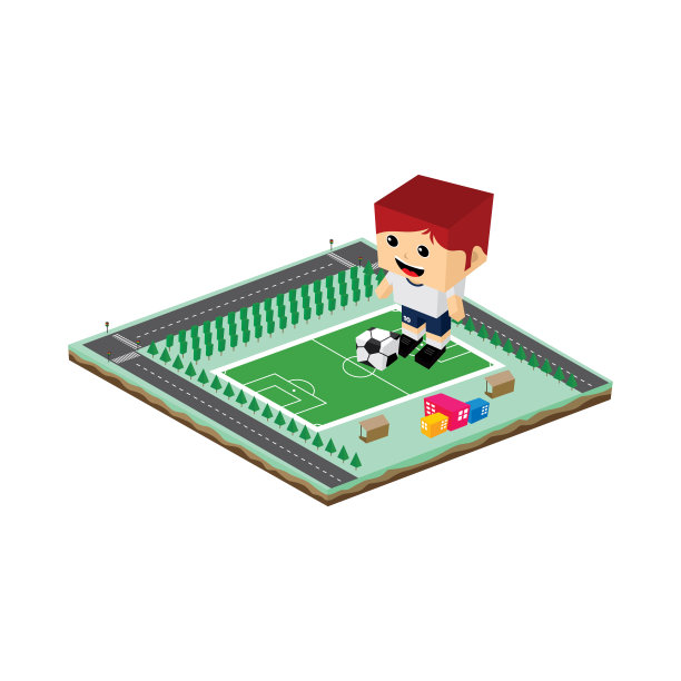 足球联赛球员卡通图片下载