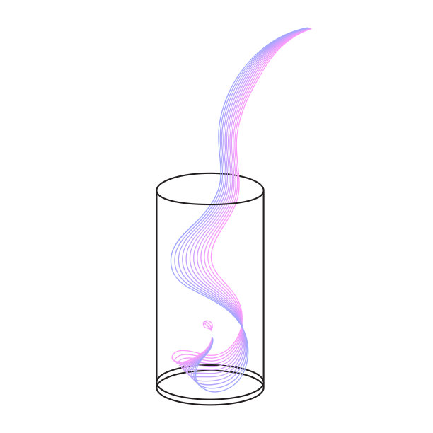 矢量饮料飞溅倒入玻璃杯图片下载