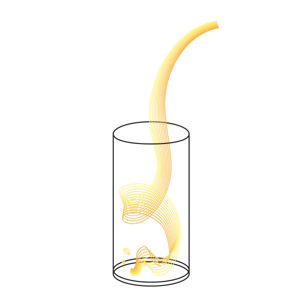 矢量饮料飞溅倒入玻璃杯图片下载