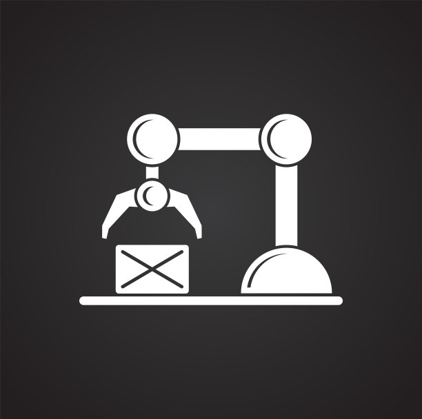 技术机制图标的背景为图形和网页设计。简单的矢量信号。网站按钮或手机应用的互联网概念符号。图片下载