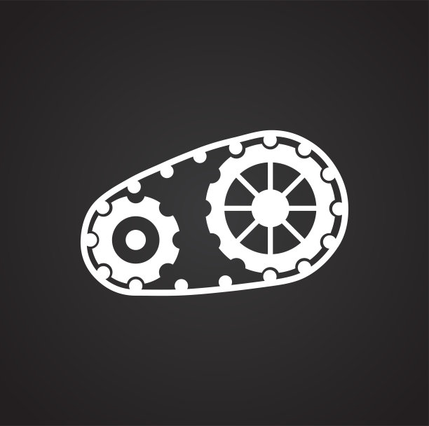 技术机制图标的背景为图形和网页设计。简单的矢量信号。网站按钮或手机应用的互联网概念符号。图片下载