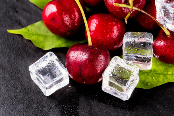 新鲜成熟的樱桃图片下载