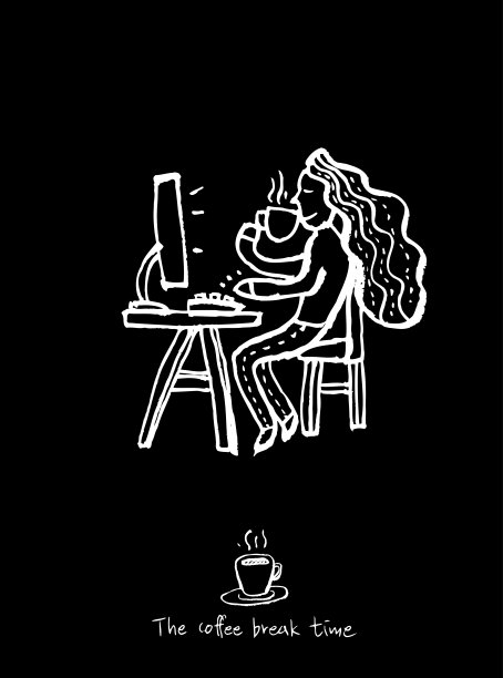 咖啡馆的海报图片下载